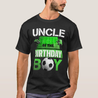 T-shirt Oncle du garçon de la fête d'anniversaire Football