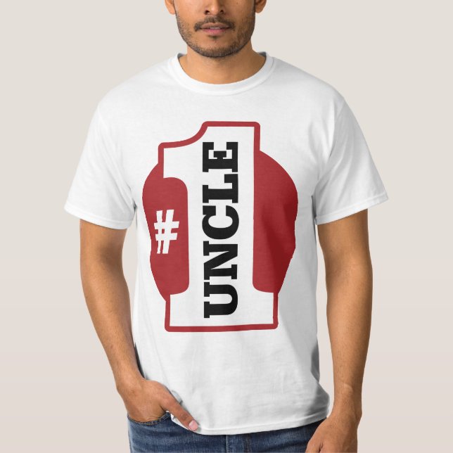 T-shirt Oncle du numéro 1 (Devant)