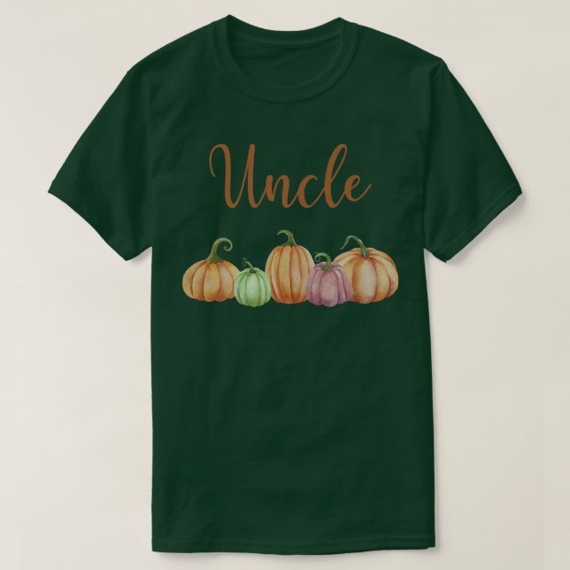 T-shirt Oncle du petit Citrouille Premier anniversaire Pom (Design devant)