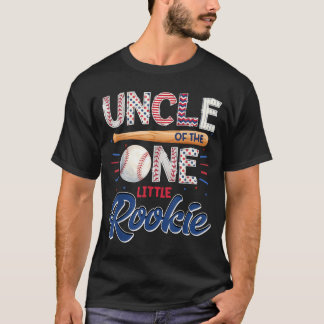T-shirt Oncle du petit rookie de baseball 1ère