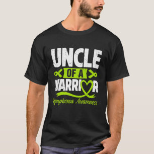 T-shirt Oncle d'un guerrier Ruban vert lime de sensibilisa