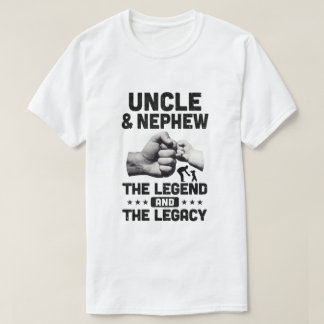 T-shirt Oncle Et Nephew La Légende Et L'Héritage