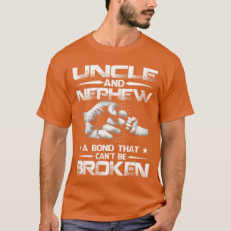 T-shirt Oncle et Neveu Un Lienhat Ne Peut Être Rompu garço