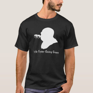 T-shirt Oncle Fester de vert allant de famille d'Addams