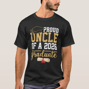 T-shirt Oncle fier d'un diplômé de la promotion 2026 senio