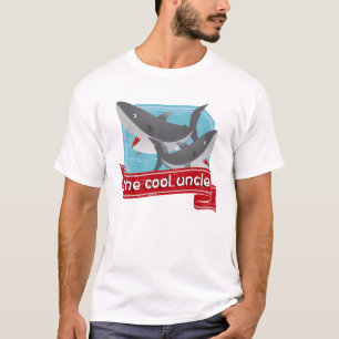 T-shirt Oncle frais Shark