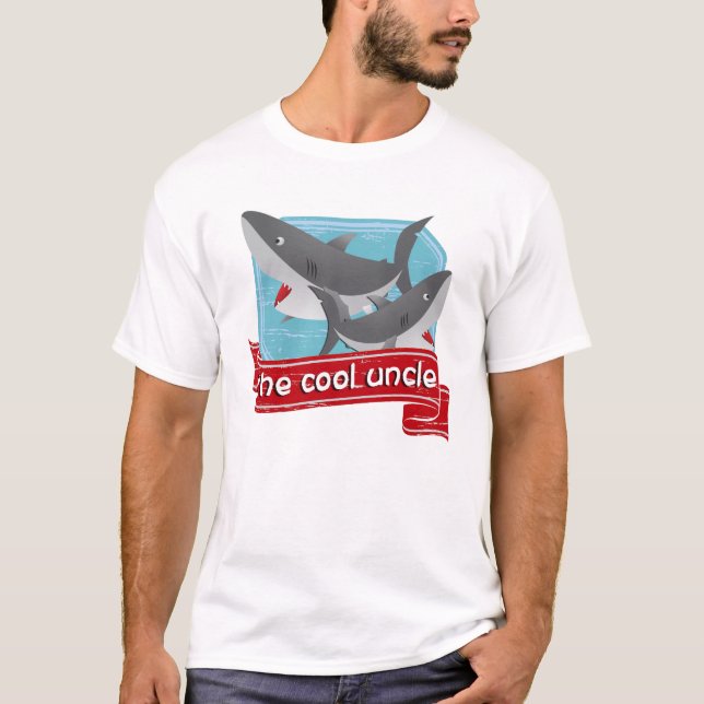 T-shirt Oncle frais Shark (Devant)