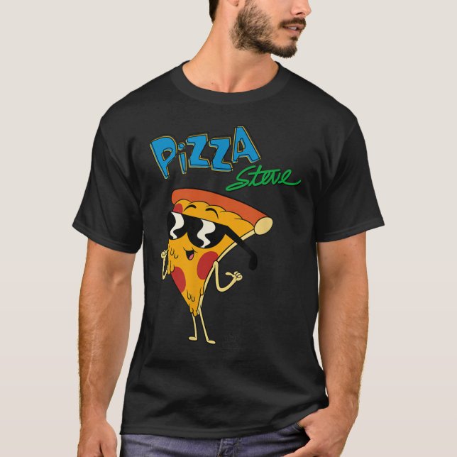 T-shirt Oncle Grand-pa Pizza Steve (Devant)