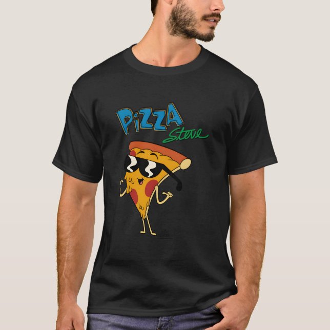 T-shirt Oncle Grand-pa Pizza Steve (Devant)