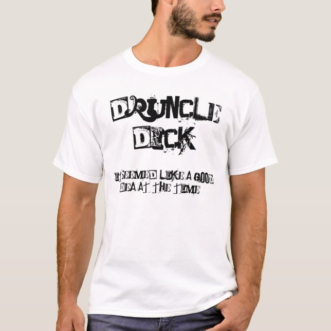 T-shirt Oncle ivre (Devant)