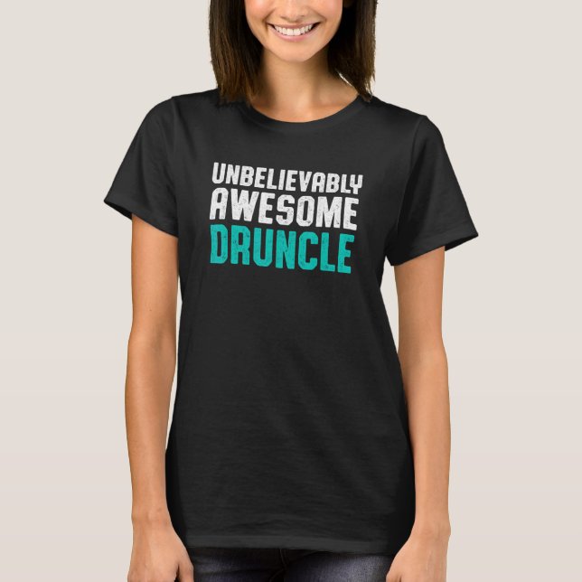T-shirt Oncle ivre Boire Druncle (Devant)