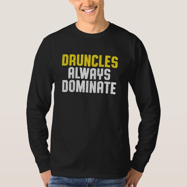 T-shirt Oncle ivre Boire Druncle _47 (Devant)