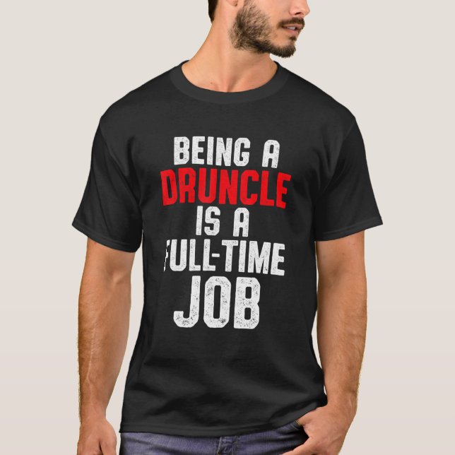 T-shirt Oncle ivre Boire Druncle _71 (Devant)