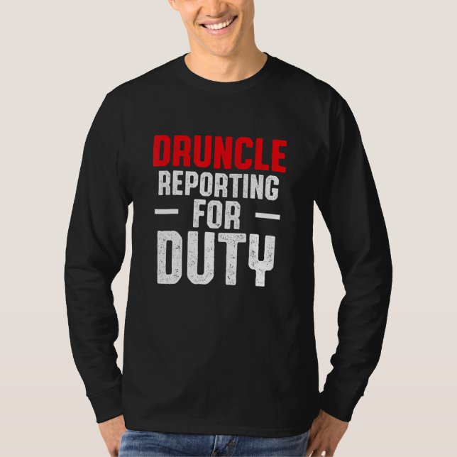 T-shirt Oncle ivre Boire Druncle _72 (Devant)