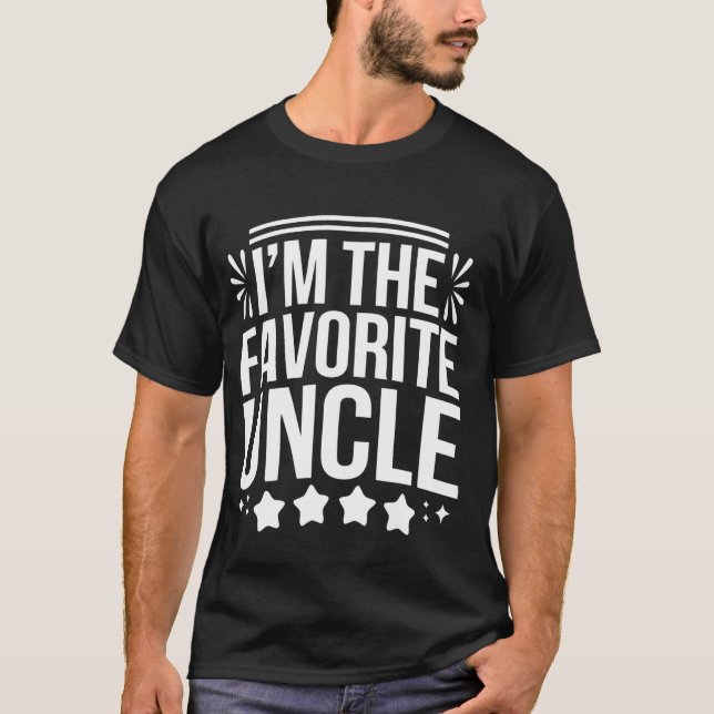 T-shirt Oncle Je Suis L'Oncle Préféré (Devant)