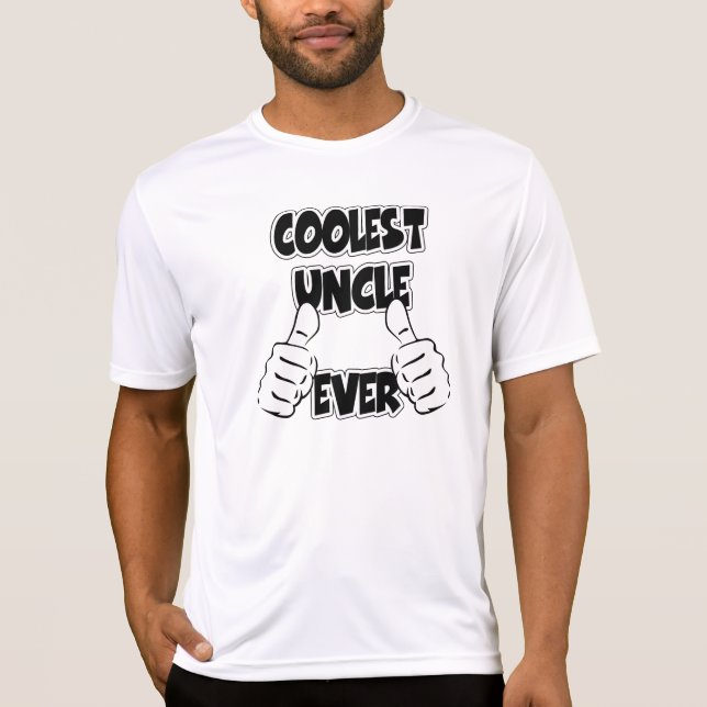 T-shirt Oncle le plus frais Ever (Devant)