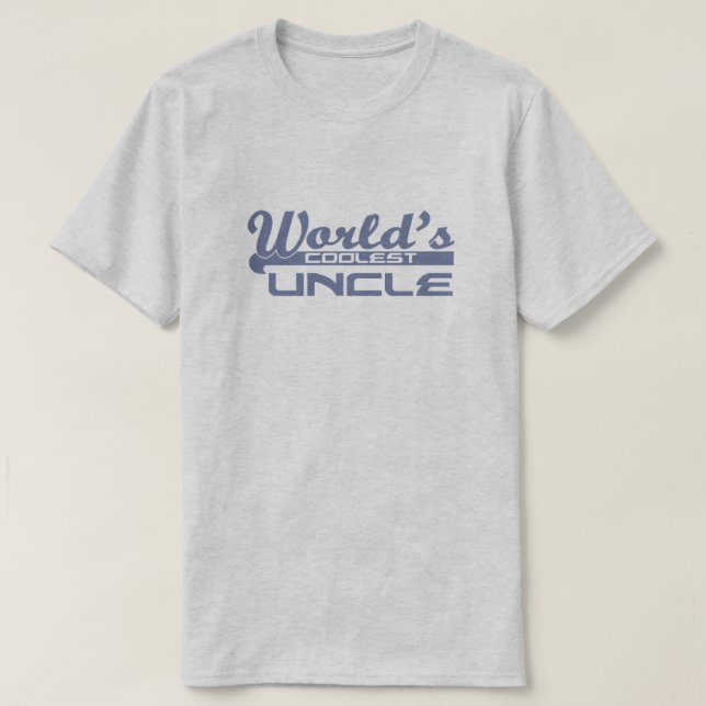 T-shirt Oncle le plus froid des mondes (Design devant)