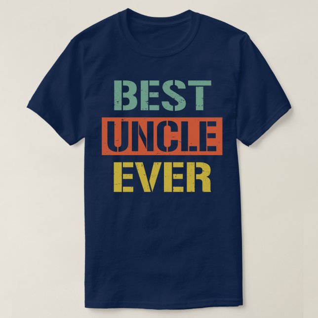 T-shirt oncle meilleur oncle jamais (Design devant)
