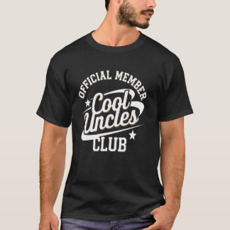 T-shirt Oncle Membre Officiel Club des Oncles Cool Oncle D