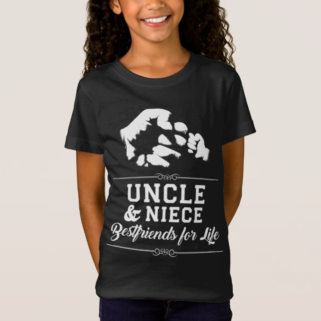 T-Shirt Oncle Niece Amis Premier Bump Avuncular Family Coi (Devant)