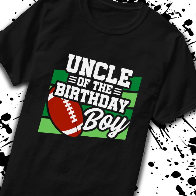 T-shirt Oncle of Birthday Boys Football Anniversaire (Créateur téléchargé)