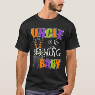 T-shirt Oncle of Brewing Baby Halloween Thème Baby shower