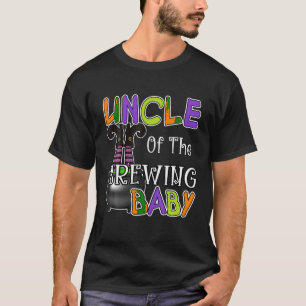 T-shirt Oncle of Brewing Baby Halloween Thème Baby shower