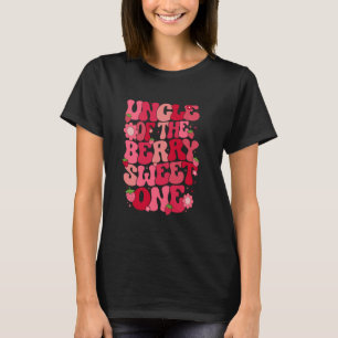 T-shirt Oncle Of The Berry Sweet One Strawberry First Birt