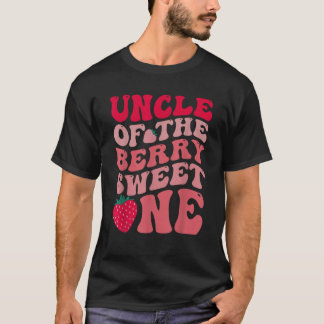 T-shirt Oncle Of The Berry Sweet One Strawberry First Birt