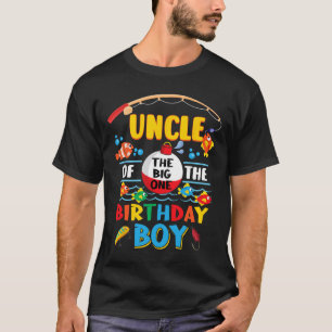 T-shirt Oncle Of The Big One Pêche 1er Anniversaire Ofish
