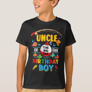 T-shirt Oncle Of The Big One Pêche 1er Anniversaire Ofish
