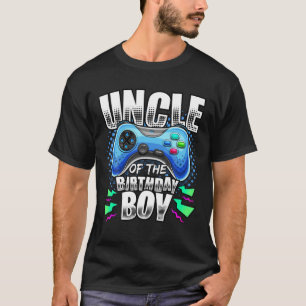 T-shirt Oncle Of The Birthday Boy Matching Video Jeu Birt