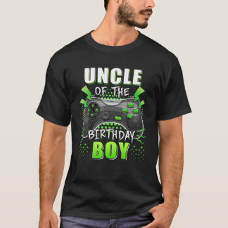 T-shirt Oncle Of The Birthday Boy Matching Video Jeu Birt