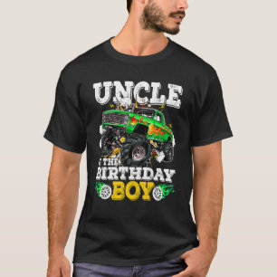 T-shirt Oncle Of The Birthday Boy Monster Truck Anniversai