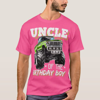 T-shirt Oncle of the Birthday Boy Monster Truck Anniversai