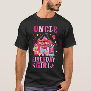 T-shirt Oncle Of The Birthday Girl Circus Carnival Famille