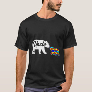 T-shirt Oncle Ours Sensibilisation sur l'autisme Amour Sou