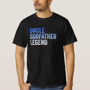 T-shirt Oncle Parrain Légende Drôle Cadeau Pour Un Favori