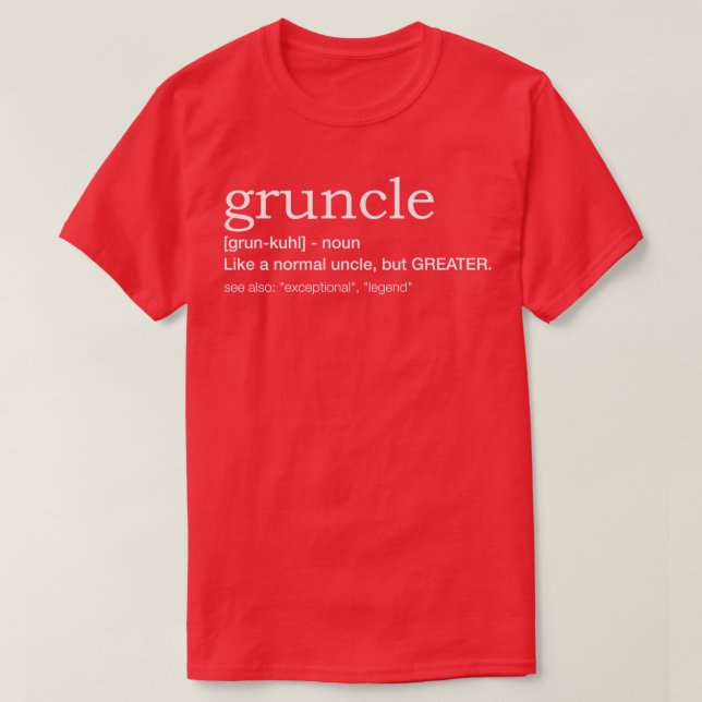 T-shirt Oncle pour le meilleur oncle (Design devant)