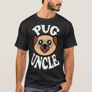 T-shirt Oncle Pug Mignon