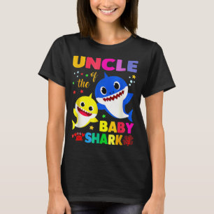 T-shirt Oncle requin Oncle requin Famille de requins Fête 