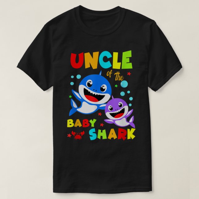 T-shirt Oncle requin oncle requin Tee - shirts Chemise fam (Design devant)