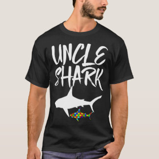 T-shirt Oncle Requin Tee s Drôle Femmes Requins Oncle Lov