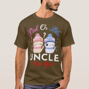 T-shirt Oncle Rose Ou Bleu Vous Aime Révélation De Sexe