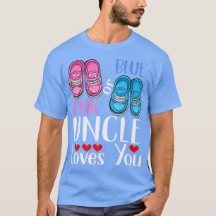 T-shirt Oncle Rose Ou Bleu Vous Aime Révélation De Sexe 10