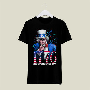T-shirt Oncle Sam 1776 Jour de l'Indépendance