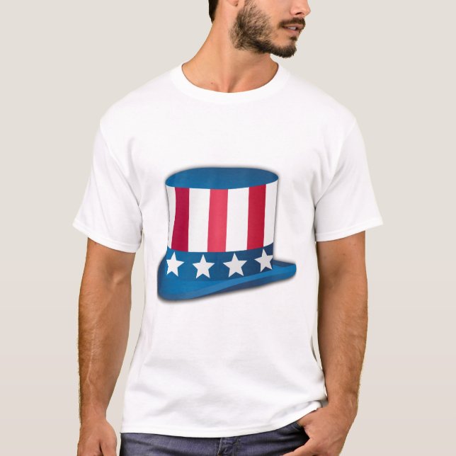 T-shirt Oncle Sam Casquette (Devant)