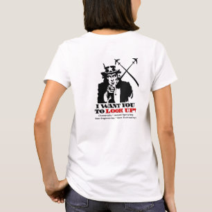 T-shirt Oncle Sam dit Arrêtez les chemtrails