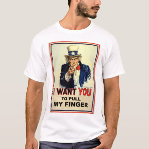 T-shirt Oncle Sam drôle
