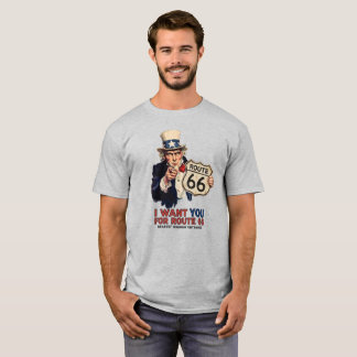 T-Shirt Oncle Sam Je Veux Toi Pour Route 66